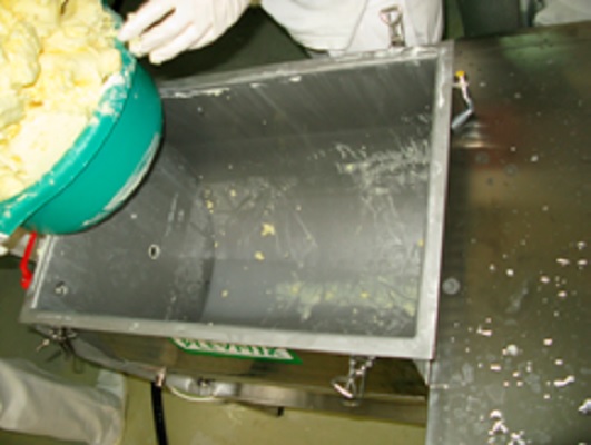 Removing the butter